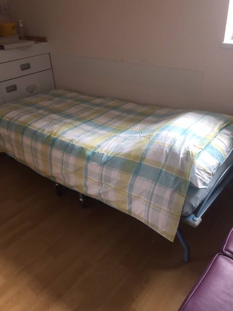 The bed bought for Warwick Hospitals SCBU (Special Care Baby Unit) by Family Parties